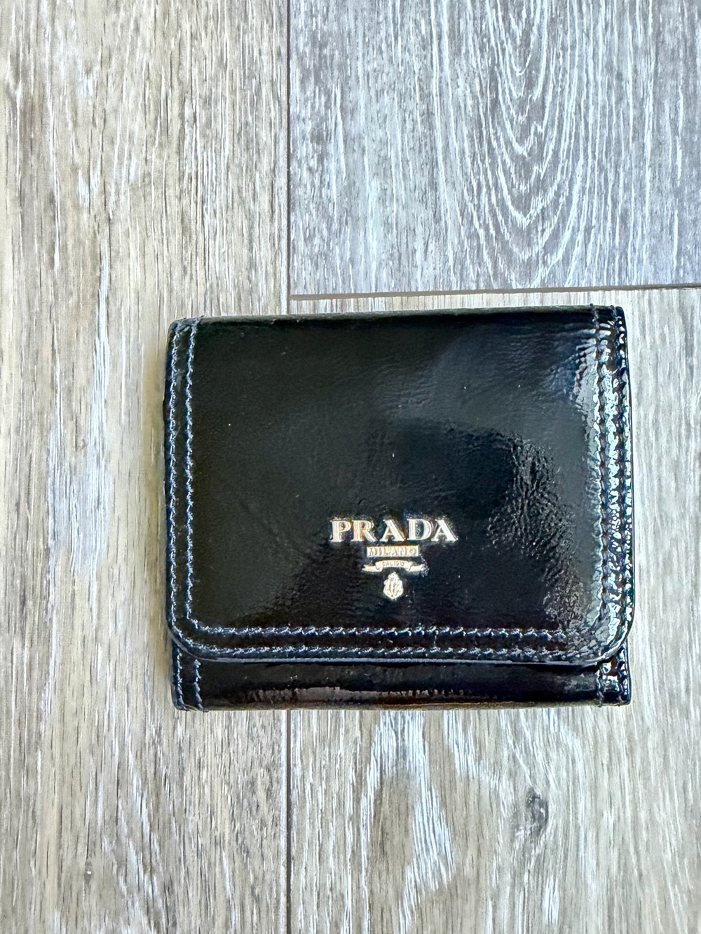 Prada Small Patent Leather Wallet — FREE SHIPPING!